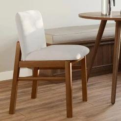 Mikkel Dining Chair - Walnut and Santolina Gray