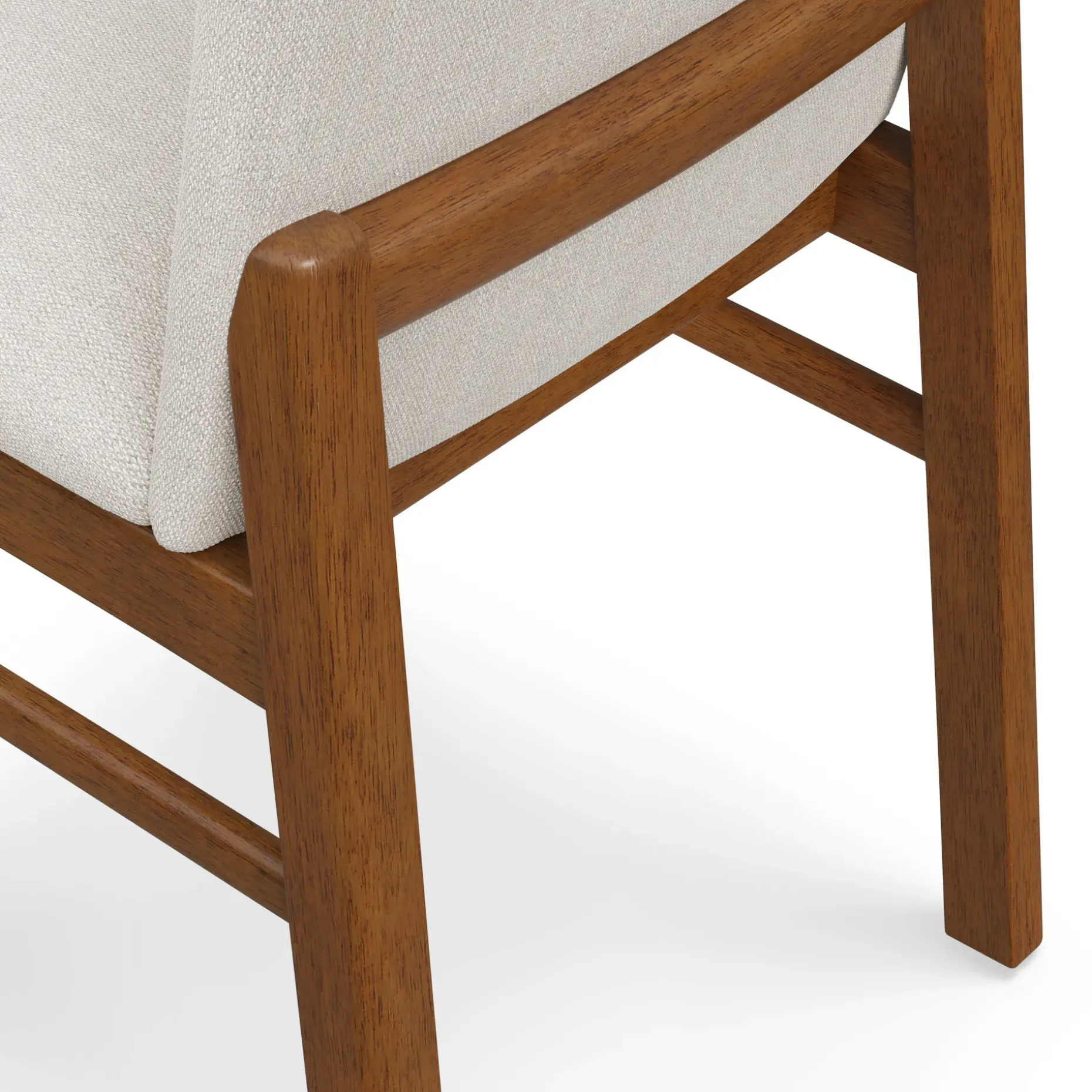 Mikkel Dining Chair - Walnut and Santolina Gray