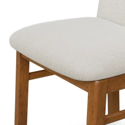 Mikkel Dining Chair - Walnut and Santolina Gray