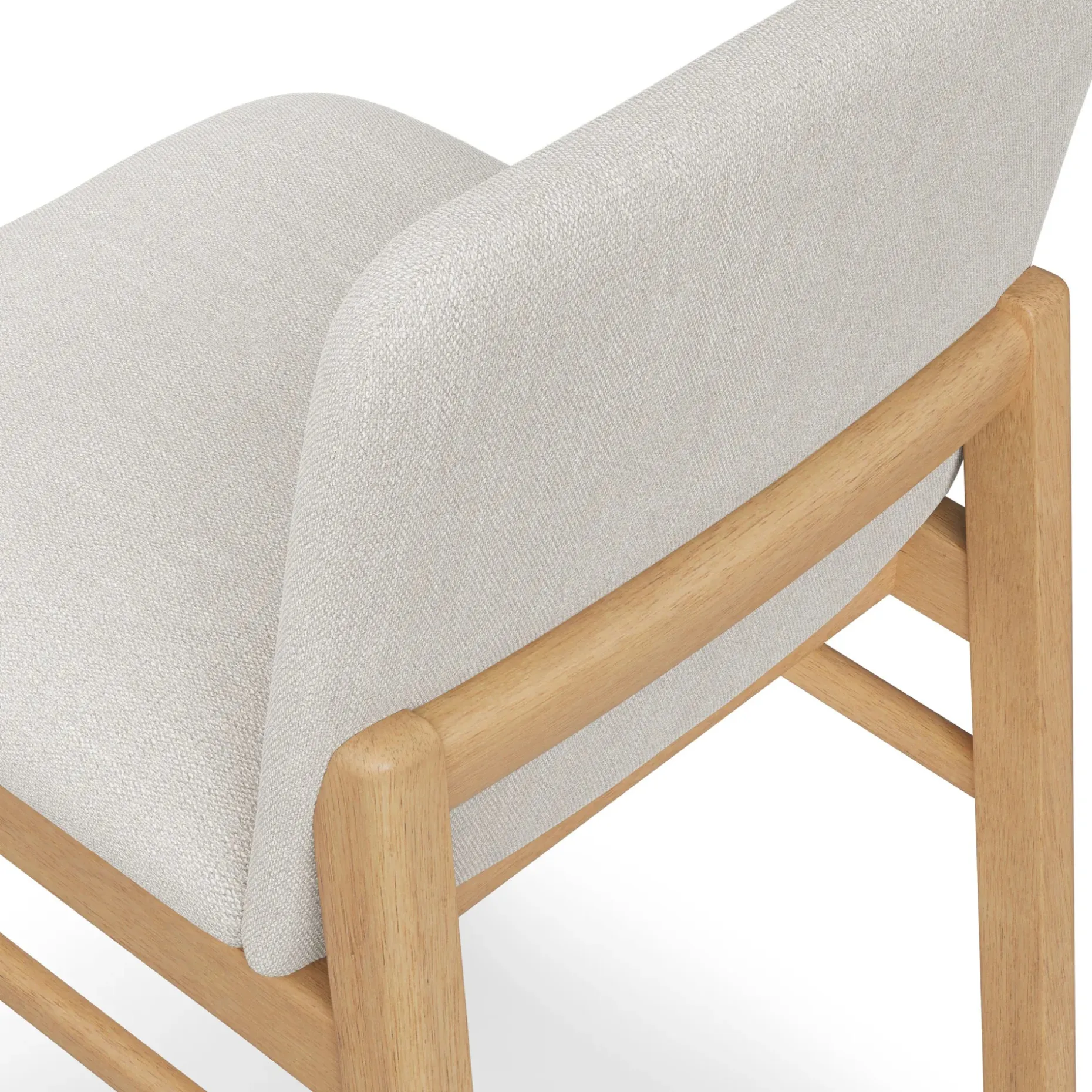 Mikkel Dining Chair - White Oak and Santolina Gray