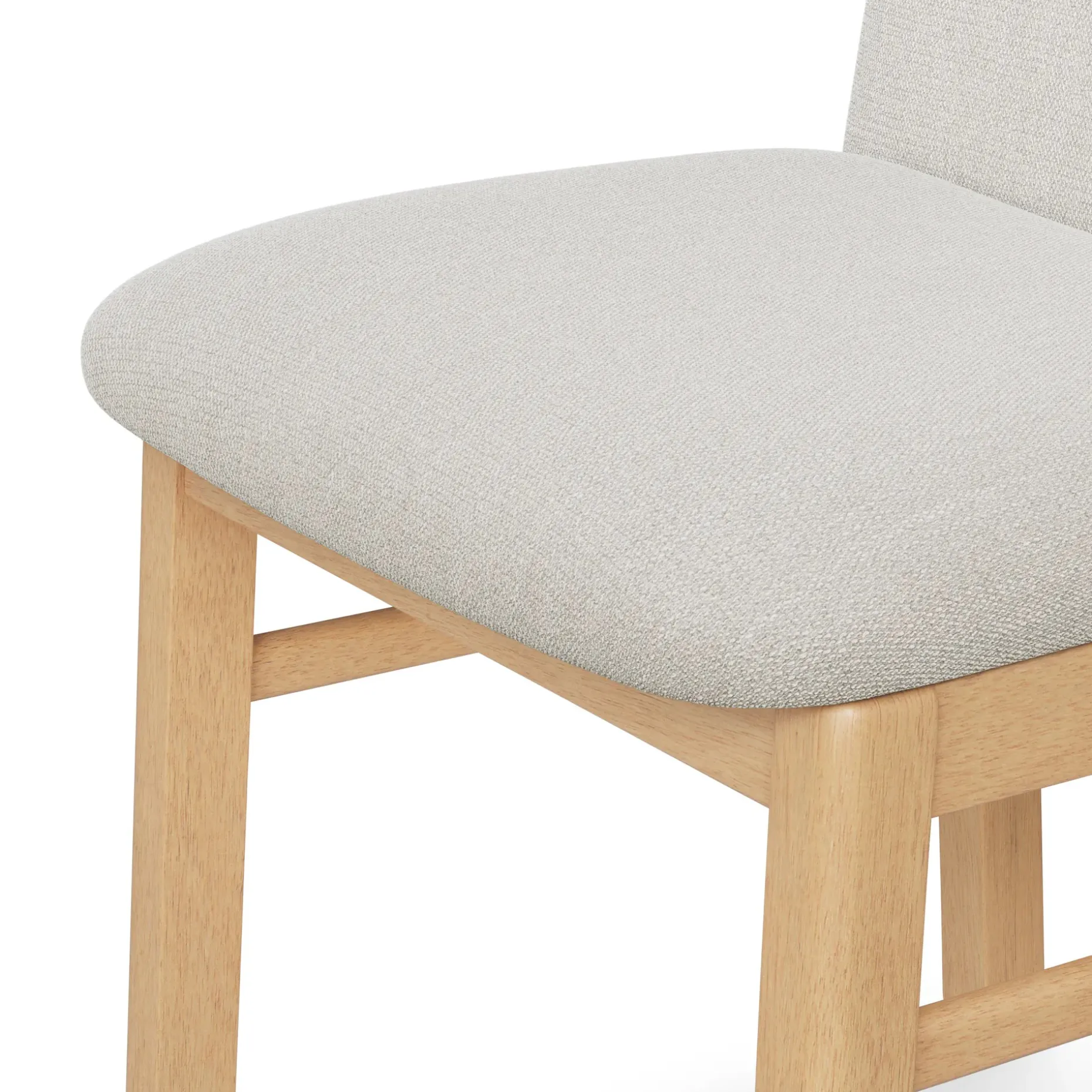Mikkel Dining Chair - White Oak and Santolina Gray