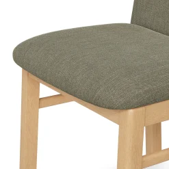 Mikkel Dining Chair - White Oak and Algonquin Green