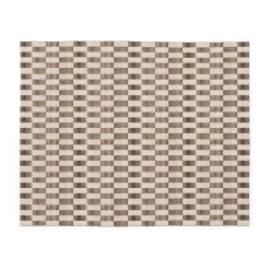 Mira 8 x 10 Indoor/Outdoor Rug - Checkered Brown