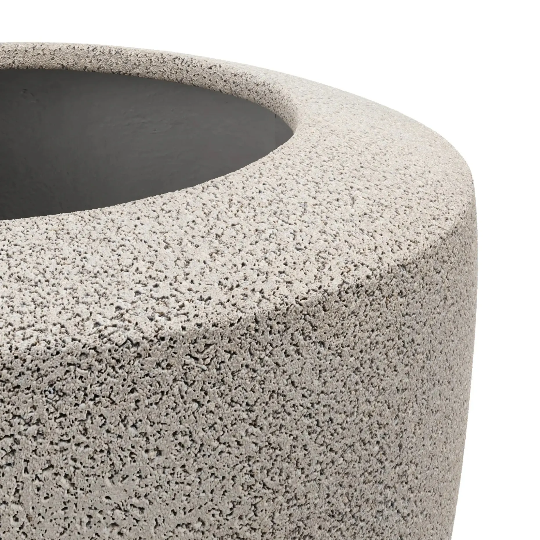 Mithra Large Indoor/Outdoor Planter - Light Gray