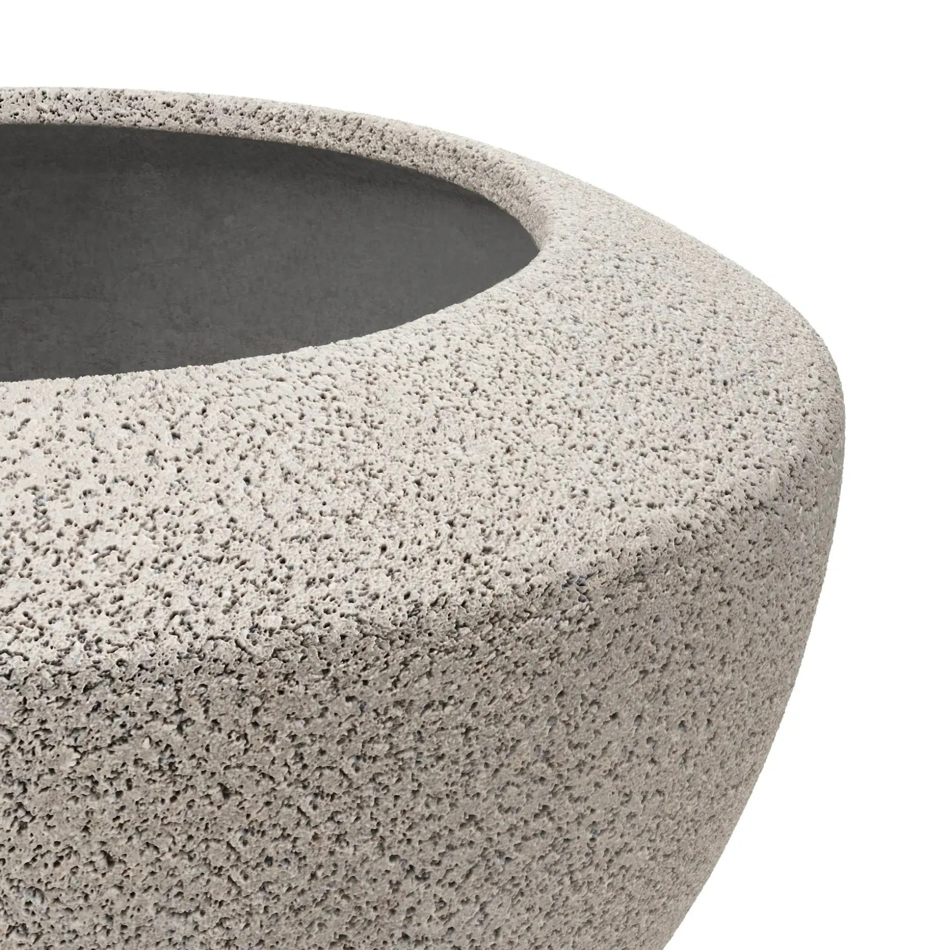 Mithra Small Indoor/Outdoor Planter - Light Gray
