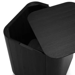 Moa Storage Side Table - Black