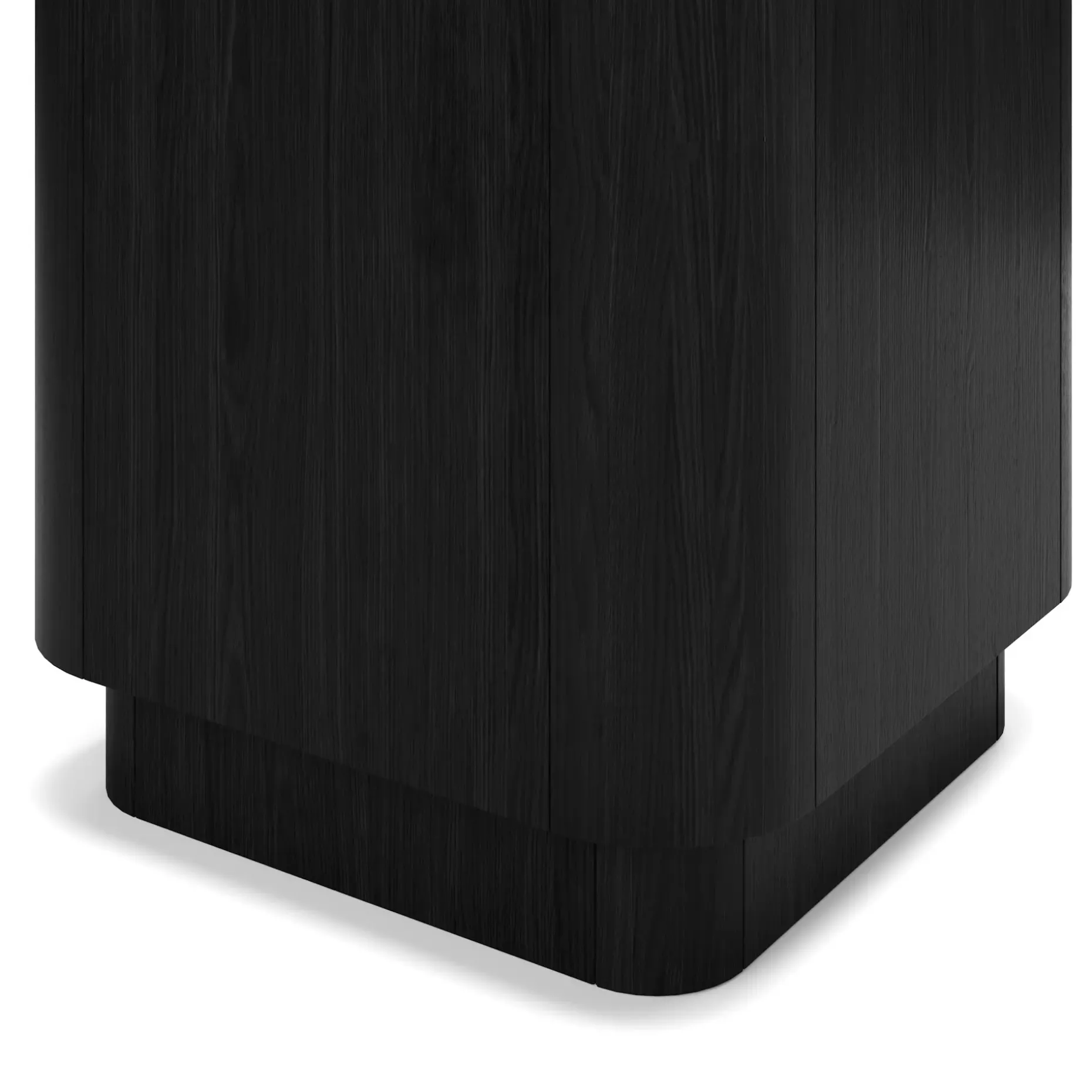 Moa Storage Side Table - Black