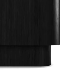 Moa Storage Side Table - Black