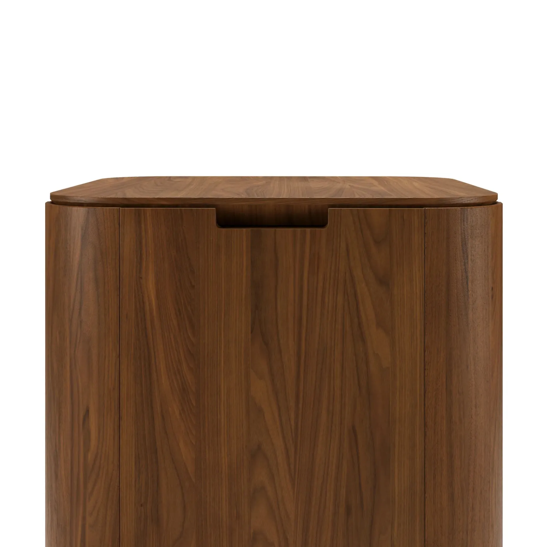Moa Storage Side Table - Walnut