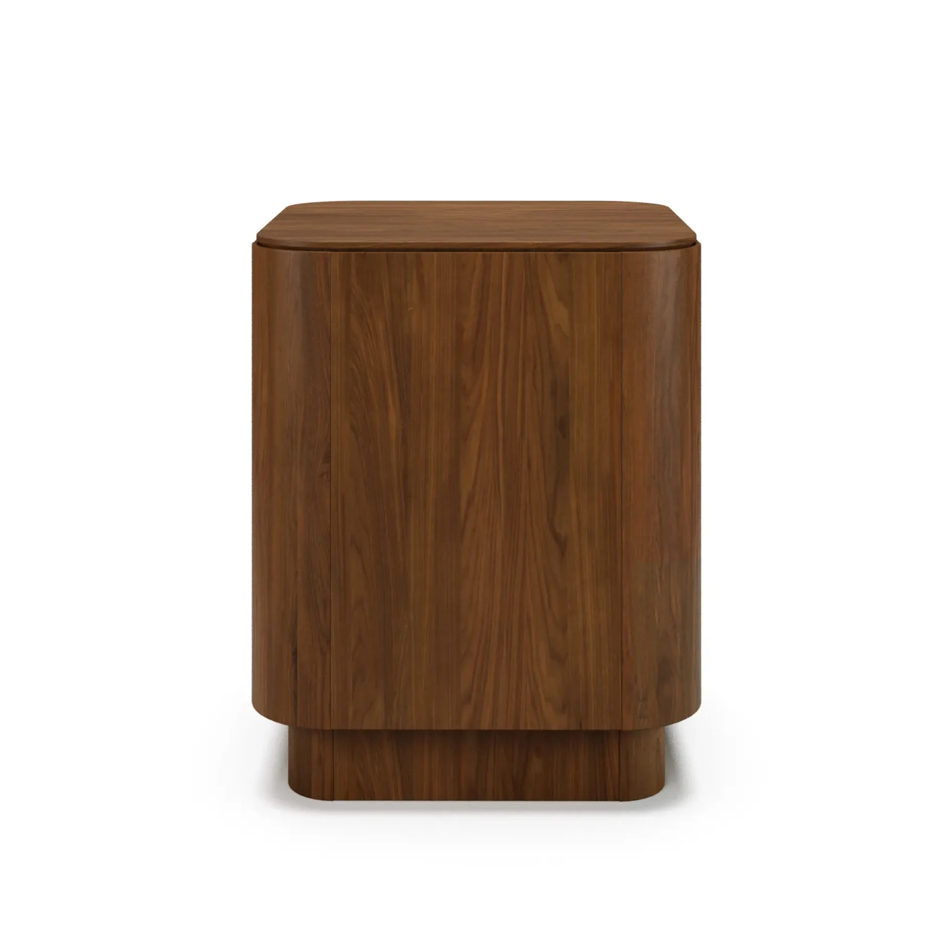 Moa Storage Side Table - Walnut