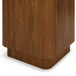 Moa Storage Side Table - Walnut