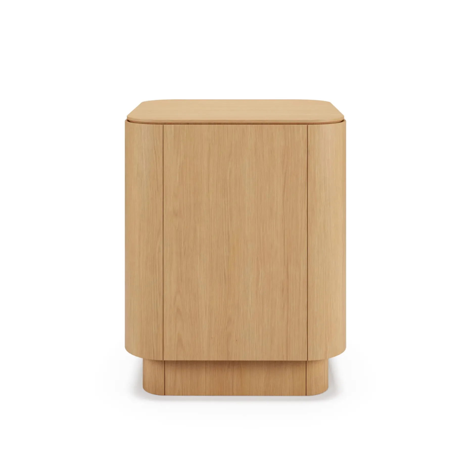 Moa Storage Side Table - White Oak
