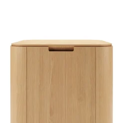 Moa Storage Side Table - White Oak