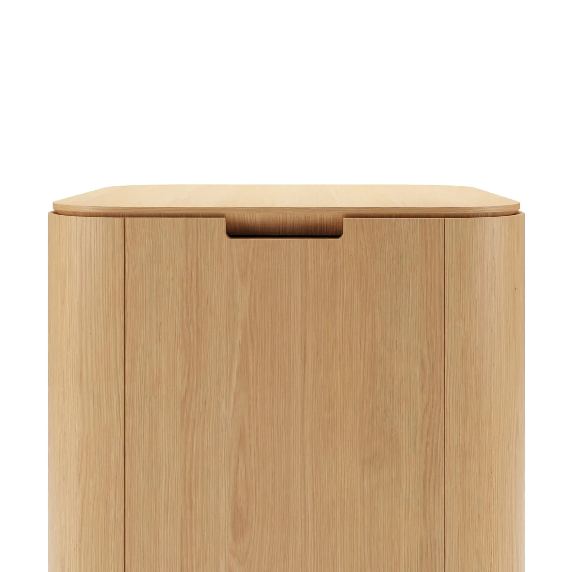 Moa Storage Side Table - White Oak