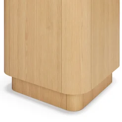 Moa Storage Side Table - White Oak