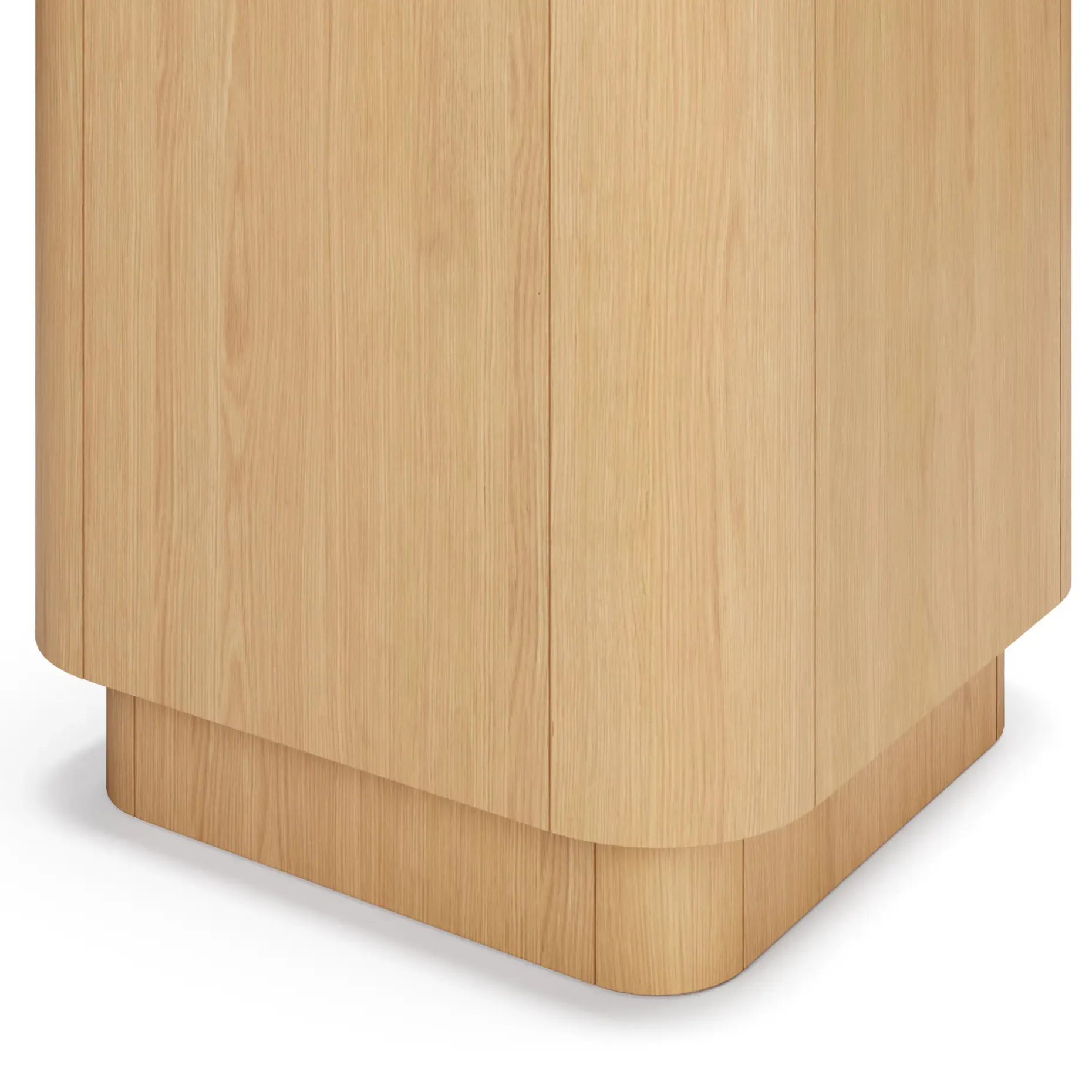 Moa Storage Side Table - White Oak