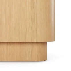 Moa Storage Side Table - White Oak