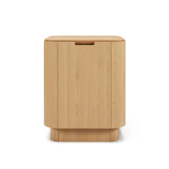 Moa Storage Side Table - White Oak
