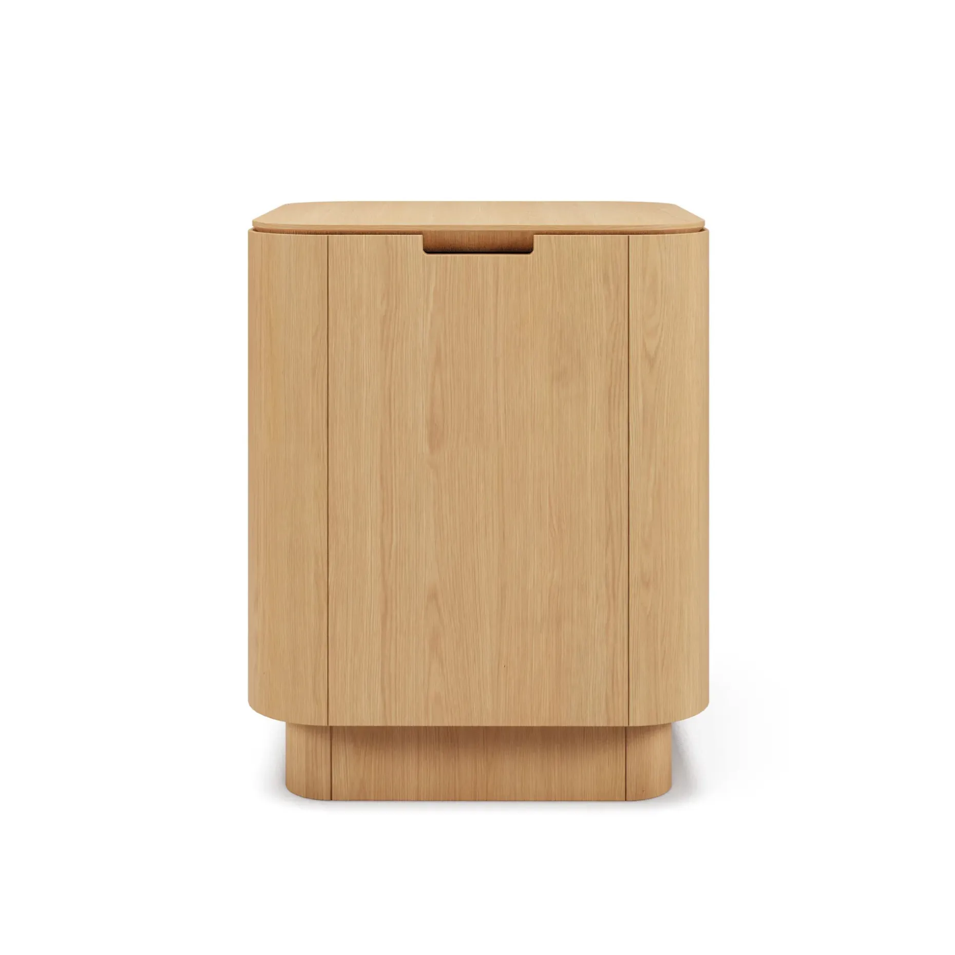 Moa Storage Side Table - White Oak