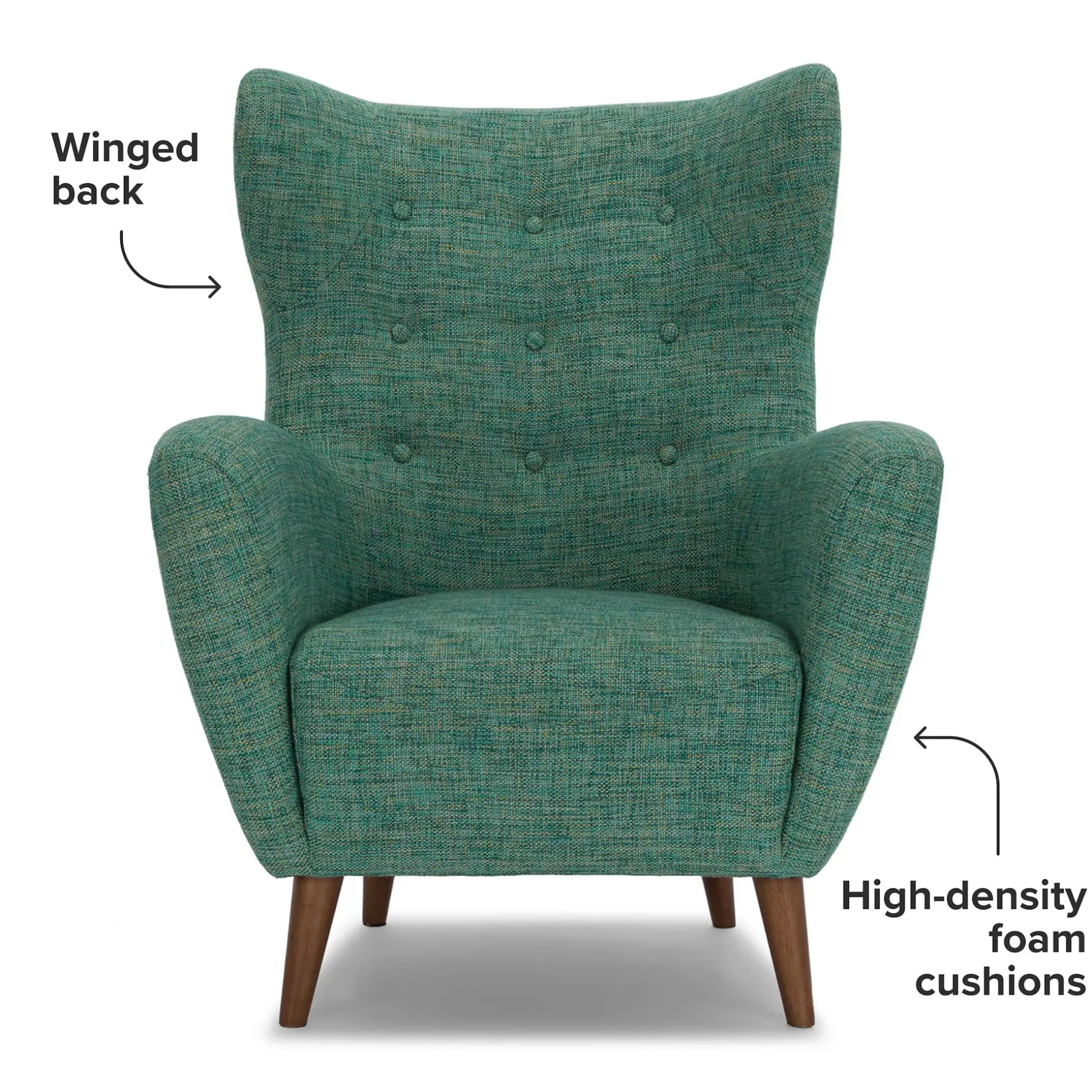 Mod 35" Lounge Chair - Spearmint Aqua