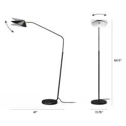 Monroe Floor Lamp - Black