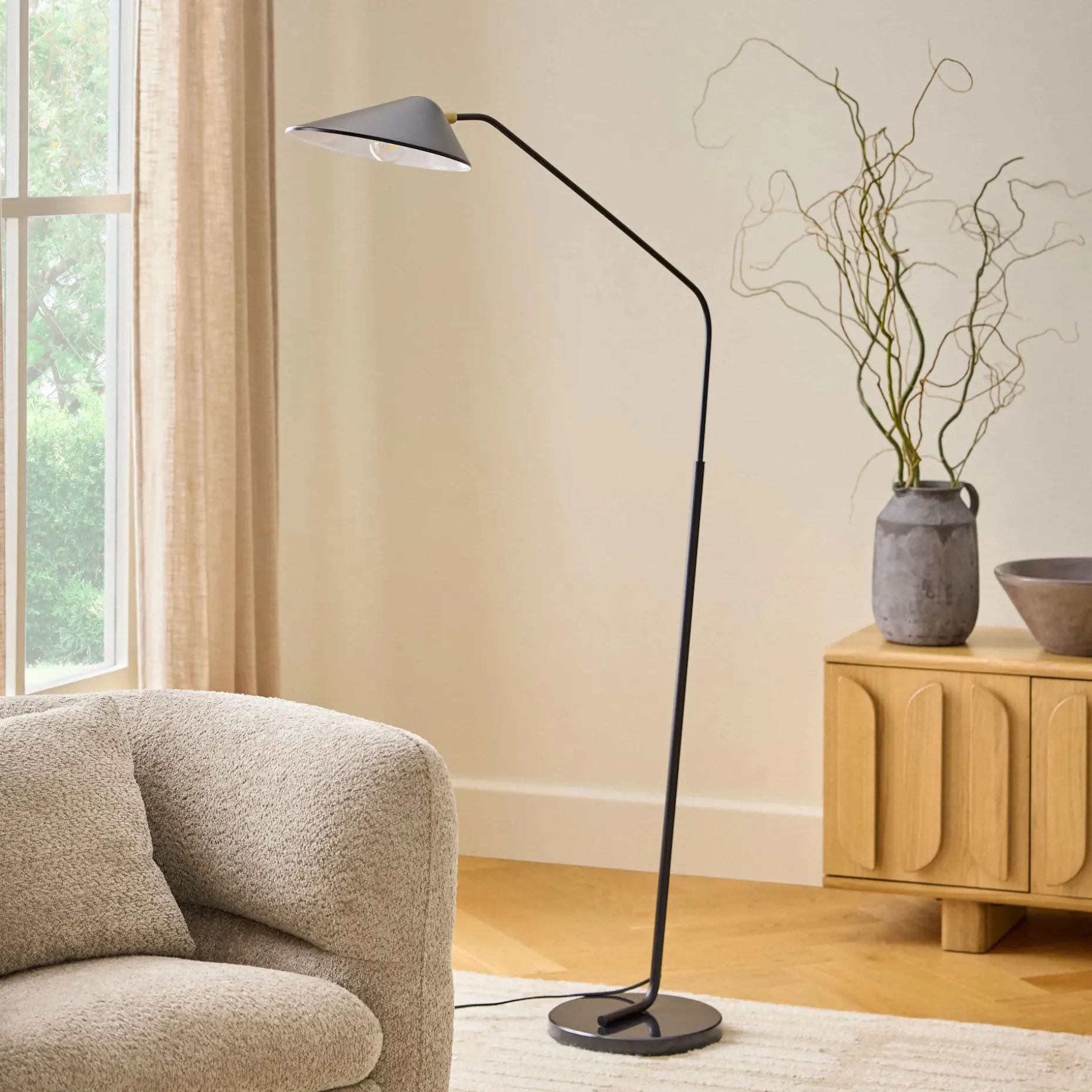 Monroe Floor Lamp - Black