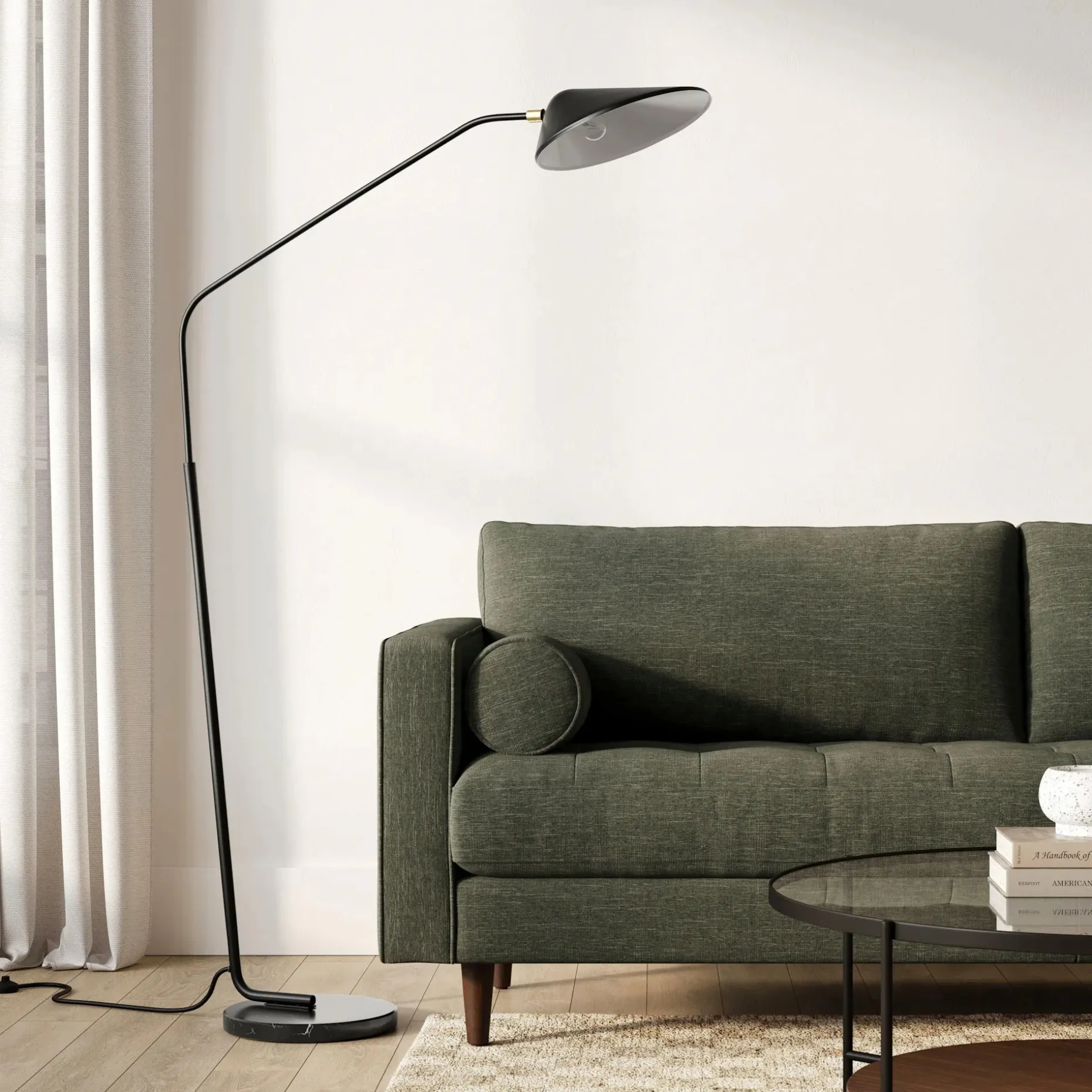 Monroe Floor Lamp - Black