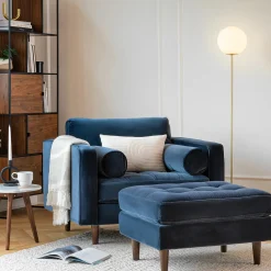 Moon Floor Lamp - Gold