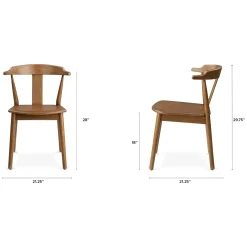 Morton Dining Chair - Smoked Oak