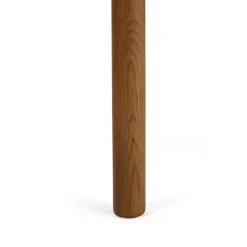 Munk Dining Chair - Smoked Oak and Sandstone Wool Bouclé