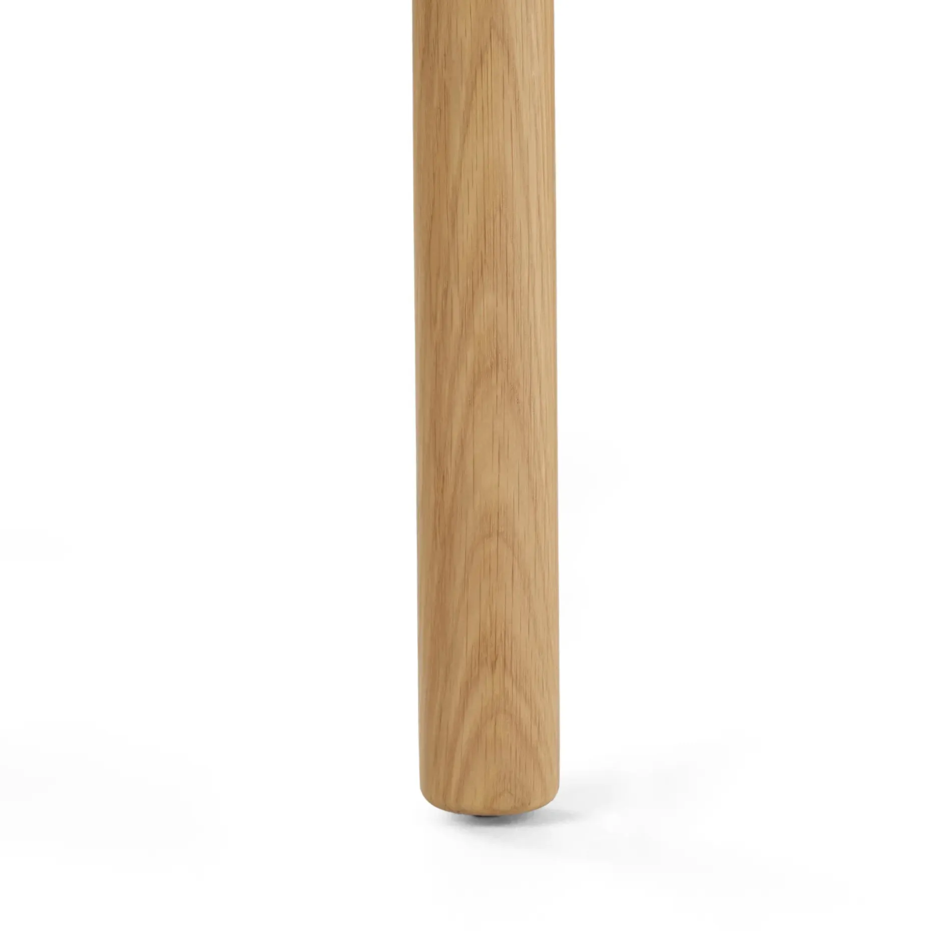 Munk Dining Chair - White Oak and Ivory Wool Bouclé