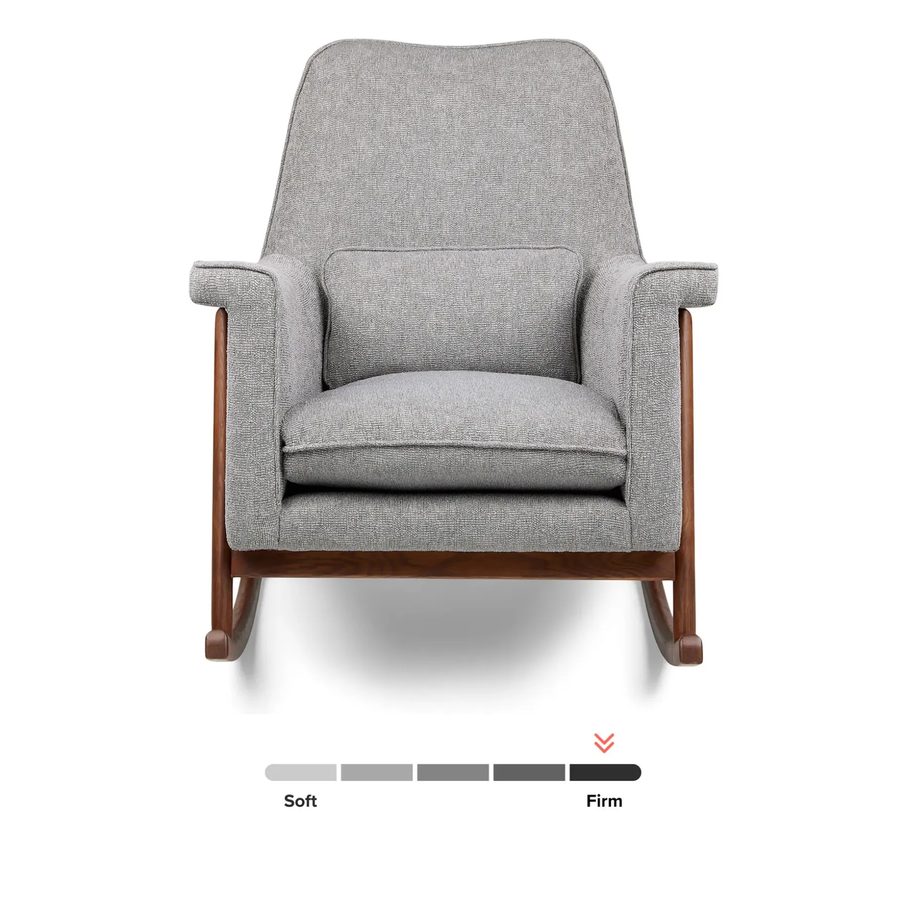 Munni 31" Rocking Lounge Chair - Cloudburst Gray