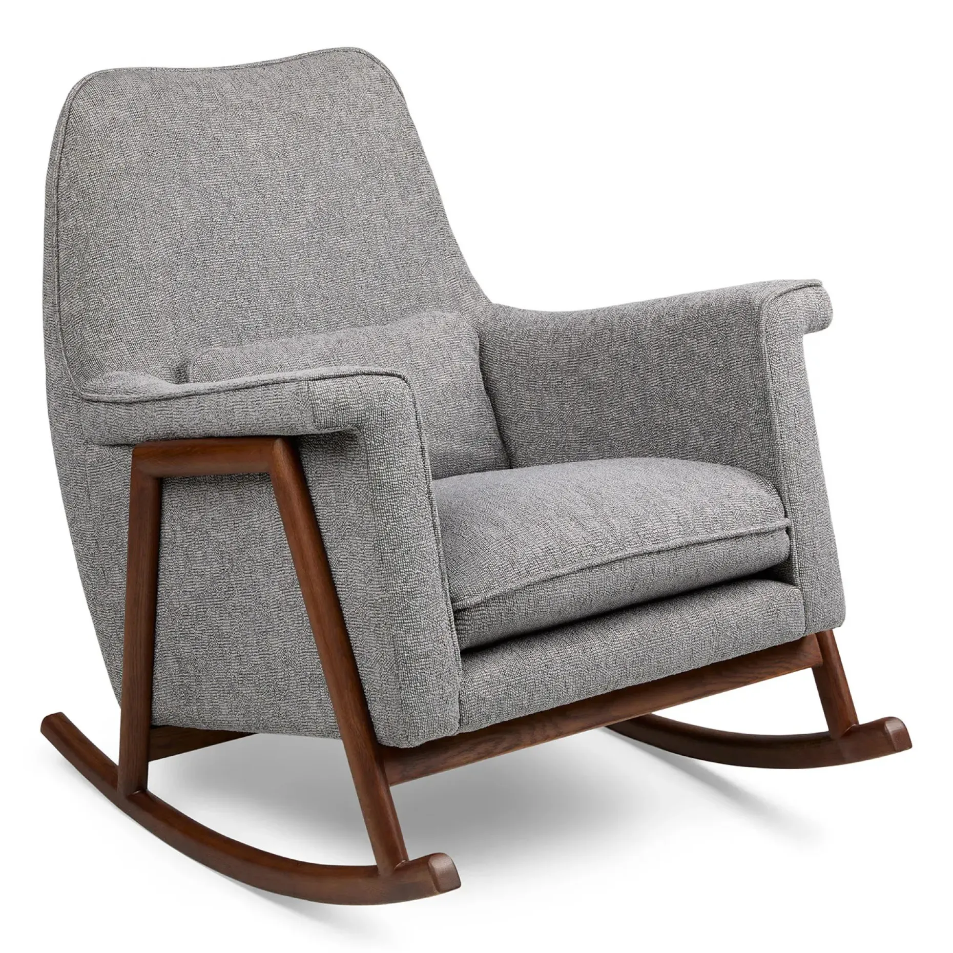 Munni 31" Rocking Lounge Chair - Cloudburst Gray