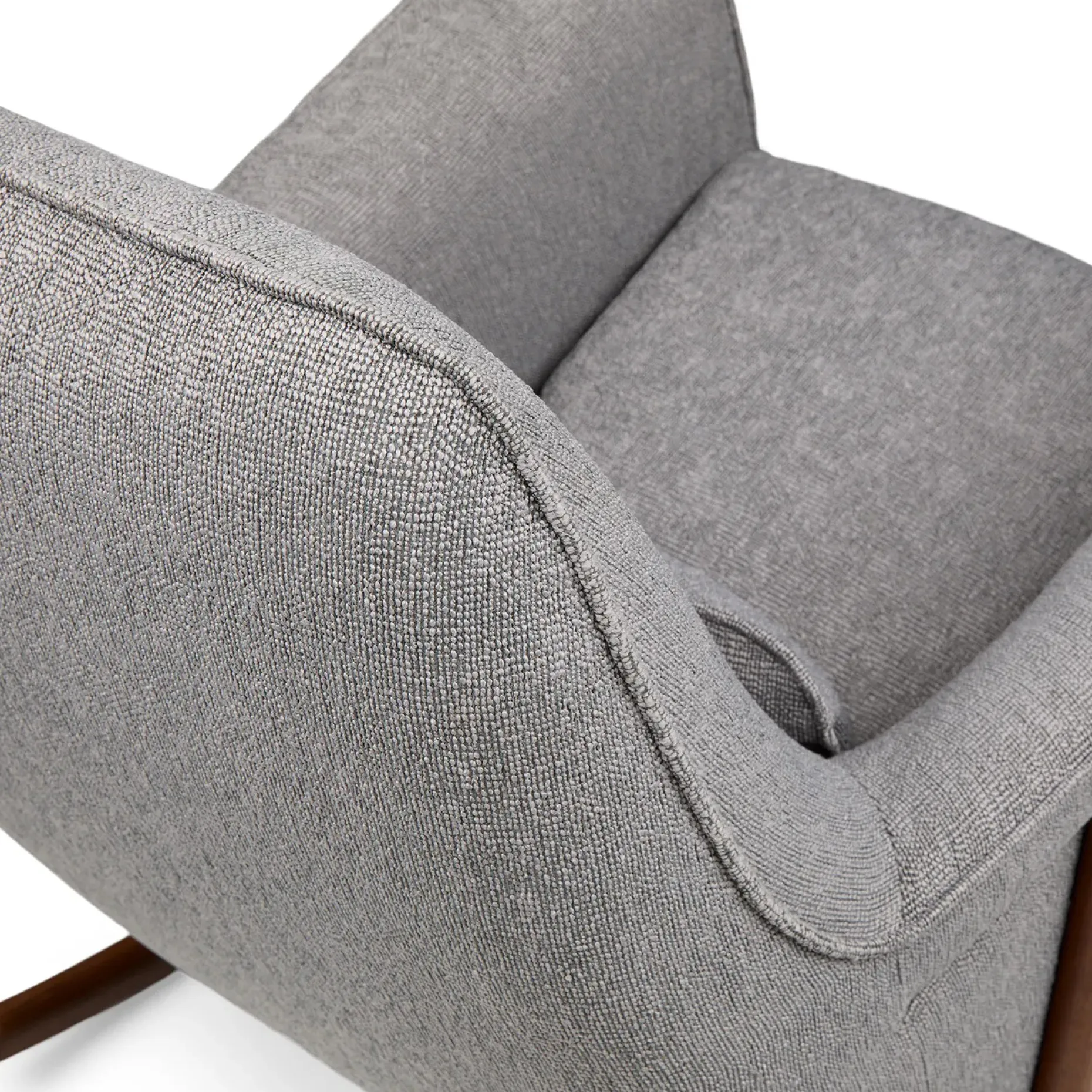 Munni 31" Rocking Lounge Chair - Cloudburst Gray