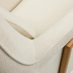 Munni 31" Rocking Lounge Chair - Oleander White