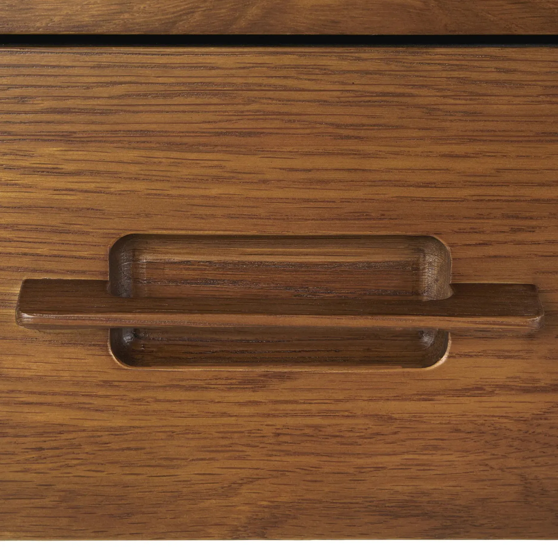 Munson 67" Storage Desk - Smoked Oak
