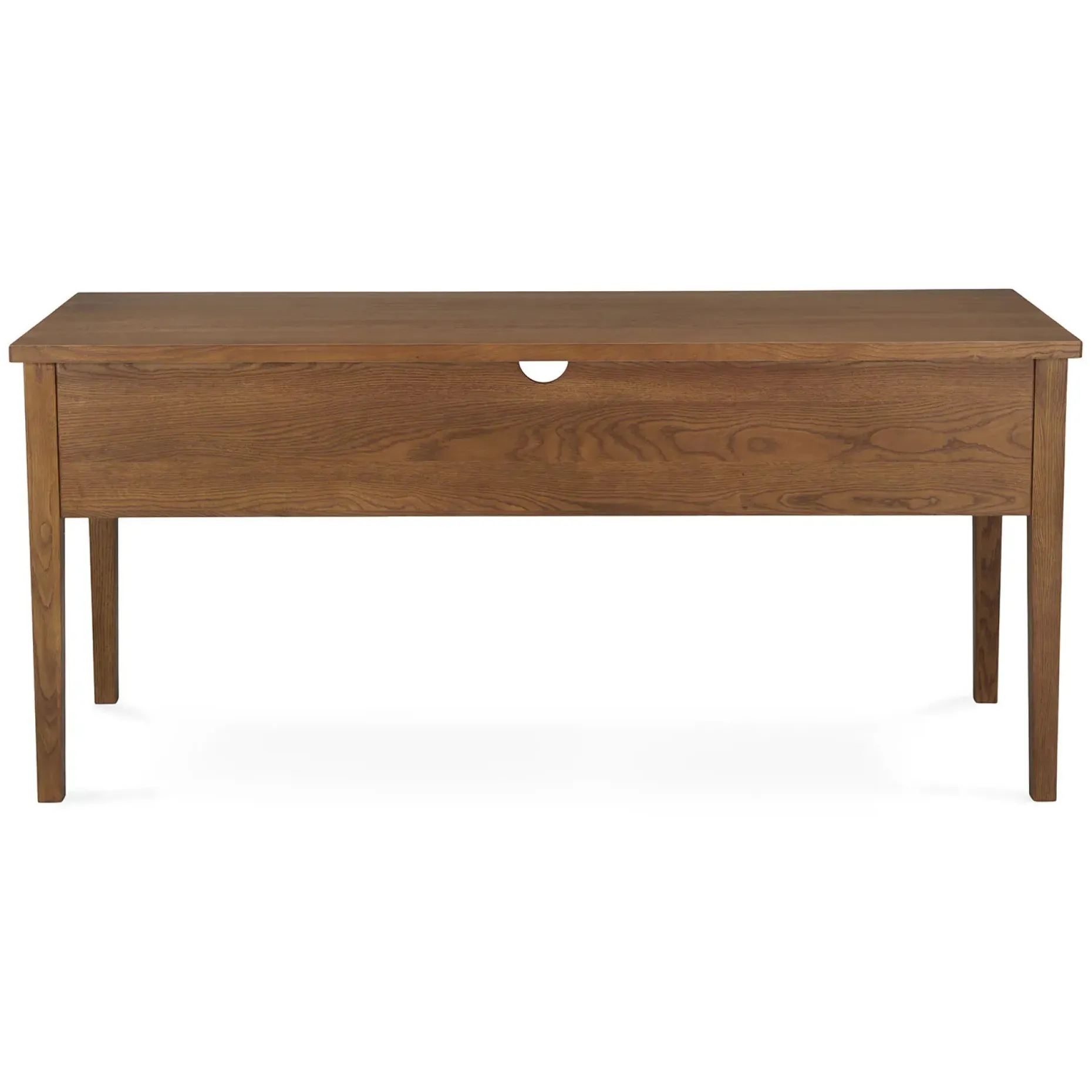 Munson 67" Storage Desk - Smoked Oak