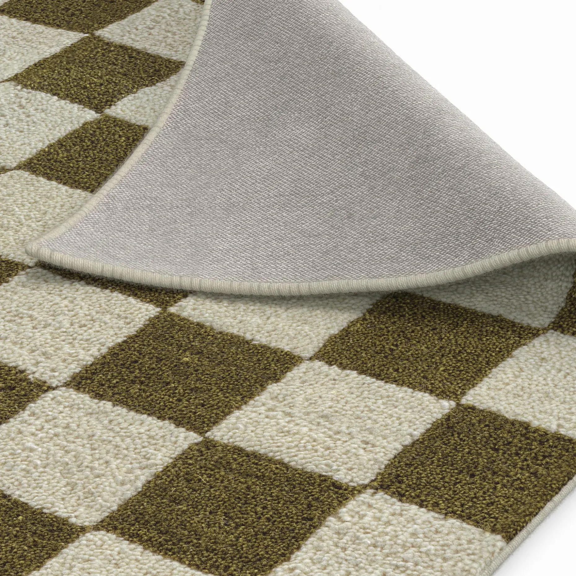 Murray 8 x 10 Wool Rug - Checkered Green