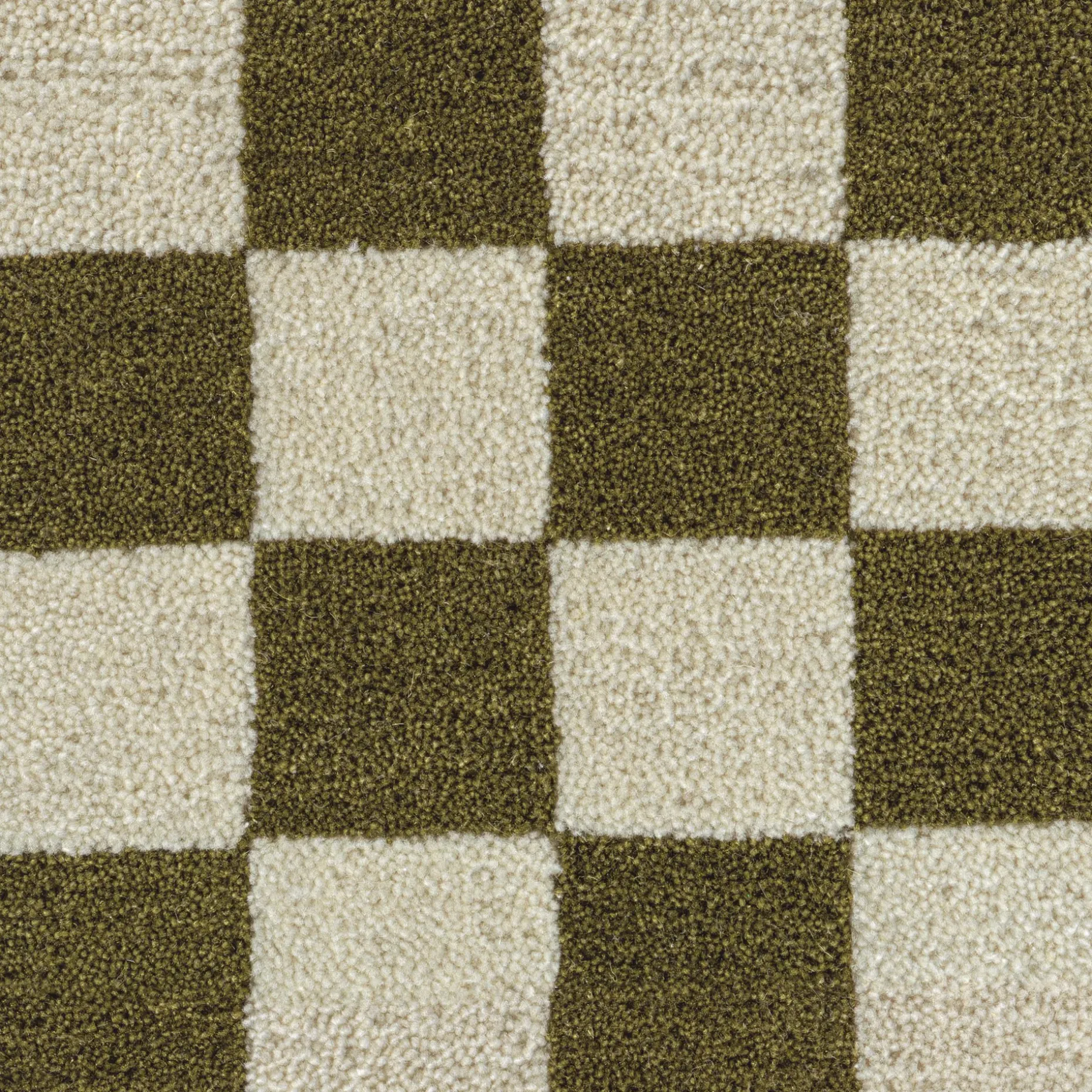 Murray 8 x 10 Wool Rug - Checkered Green