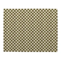 Murray 8 x 10 Wool Rug - Checkered Green