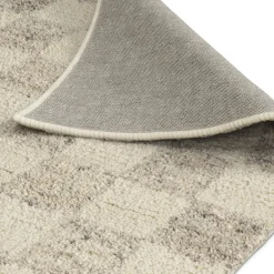 Murray 5 x 8 Wool Rug - Checkered Gray