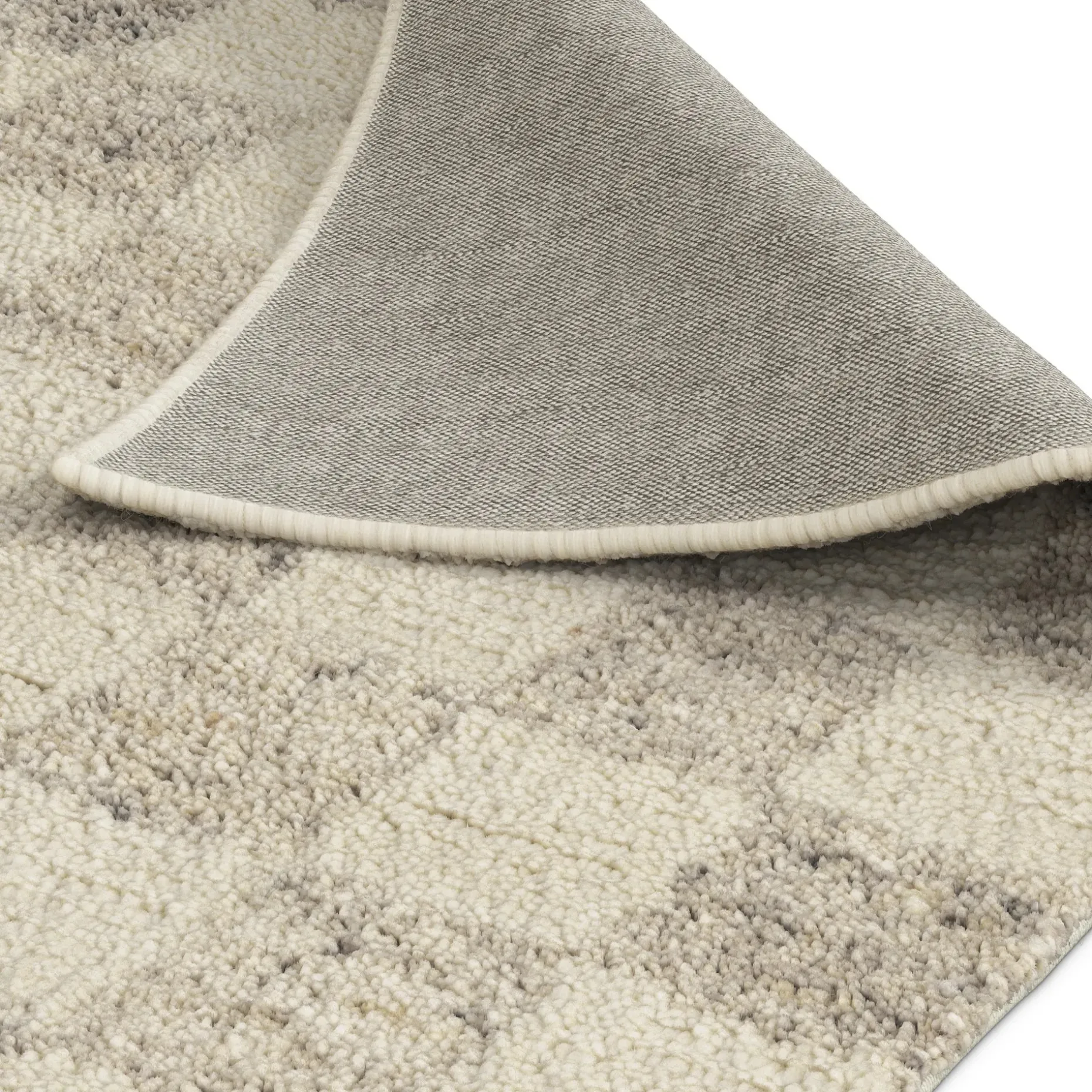 Murray 5 x 8 Wool Rug - Checkered Gray