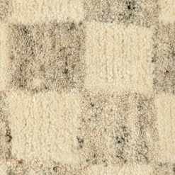 Murray 5 x 8 Wool Rug - Checkered Gray