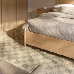 Murray 9 x 12 Wool Rug - Checkered Gray