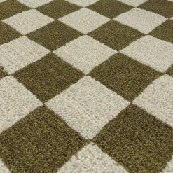 Murray 9 x 12 Wool Rug - Checkered Green