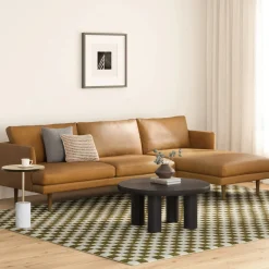 Murray 9 x 12 Wool Rug - Checkered Green