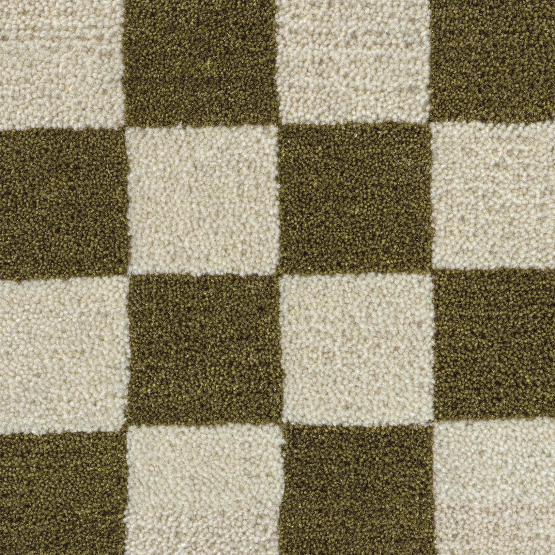 Murray 9 x 12 Wool Rug - Checkered Green