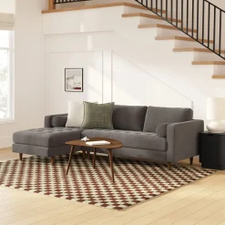 Murray 8 x 10 Wool Rug - Checkered Rust