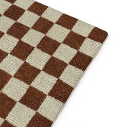 Murray 8 x 10 Wool Rug - Checkered Rust