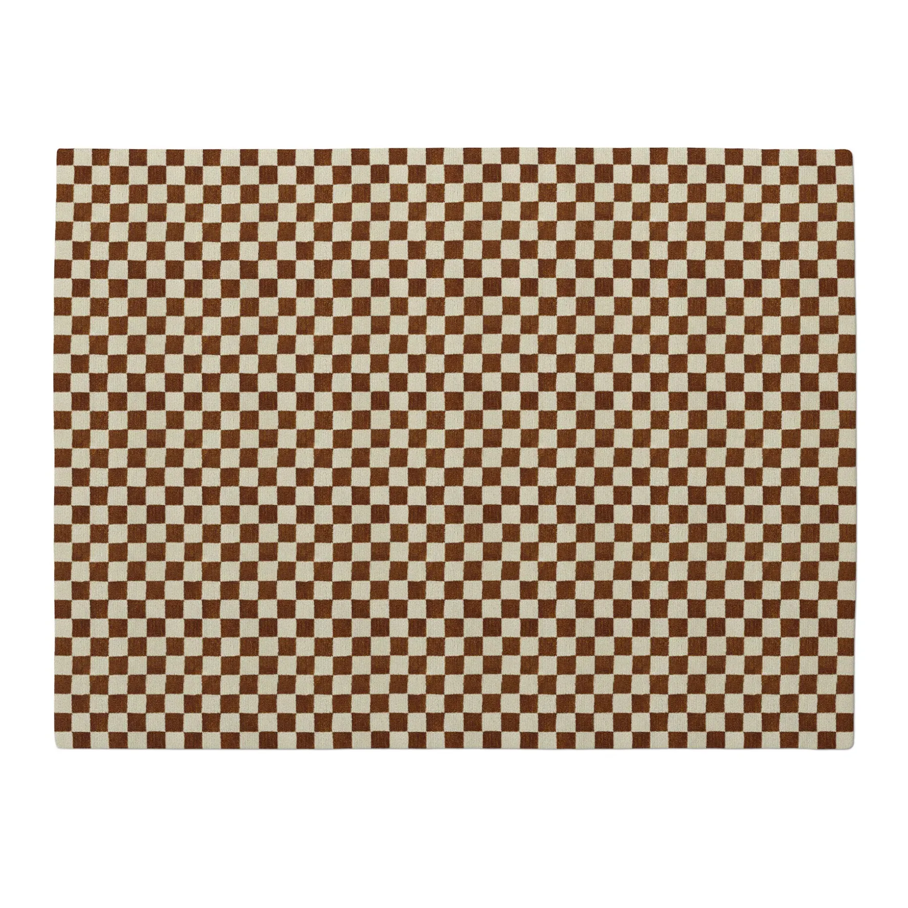 Murray 9 x 12 Wool Rug - Checkered Rust